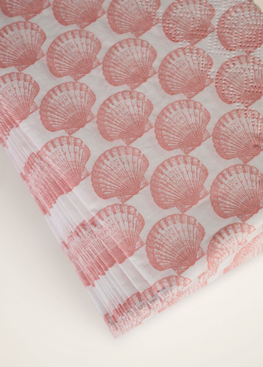 Pappersservetter rosa - 2