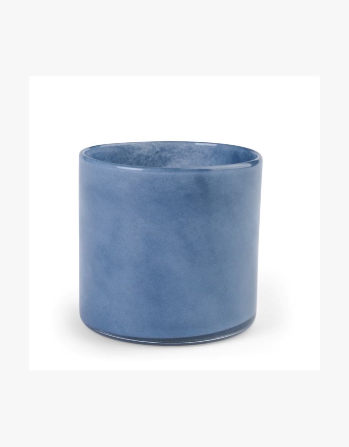 Värmeljushållare gråblå - 10x10x10 cm gråblå - 1