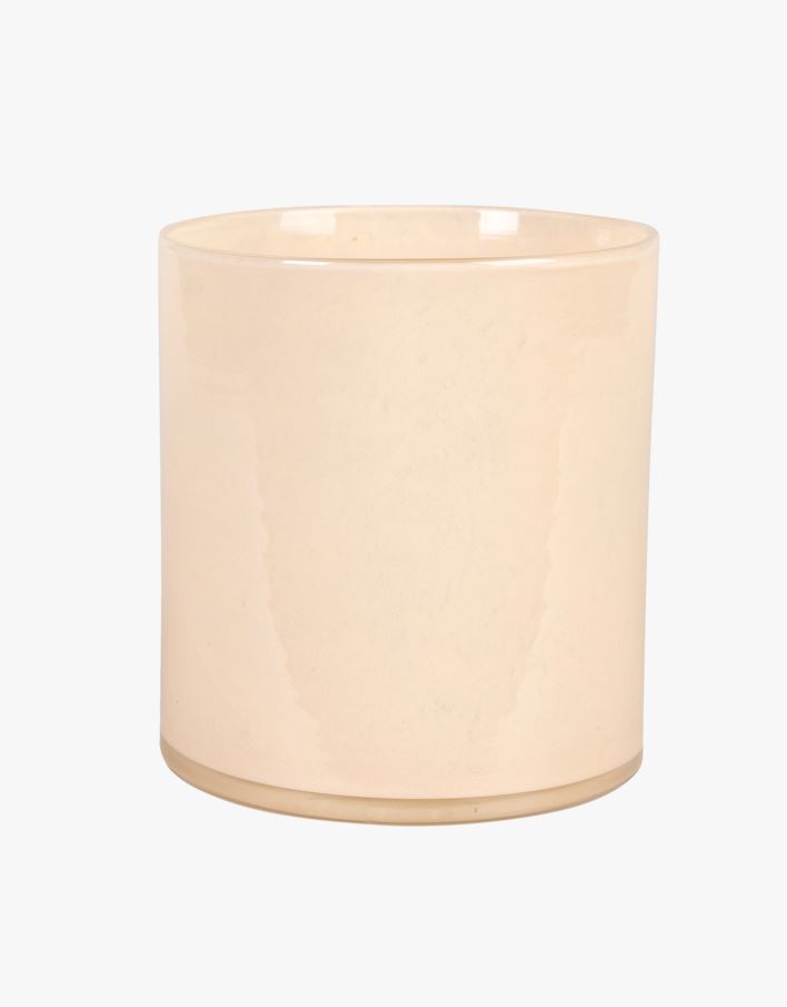 Värmeljushållare ljusbeige - 8,5x8,5x9,5 cm ljusbeige - 1