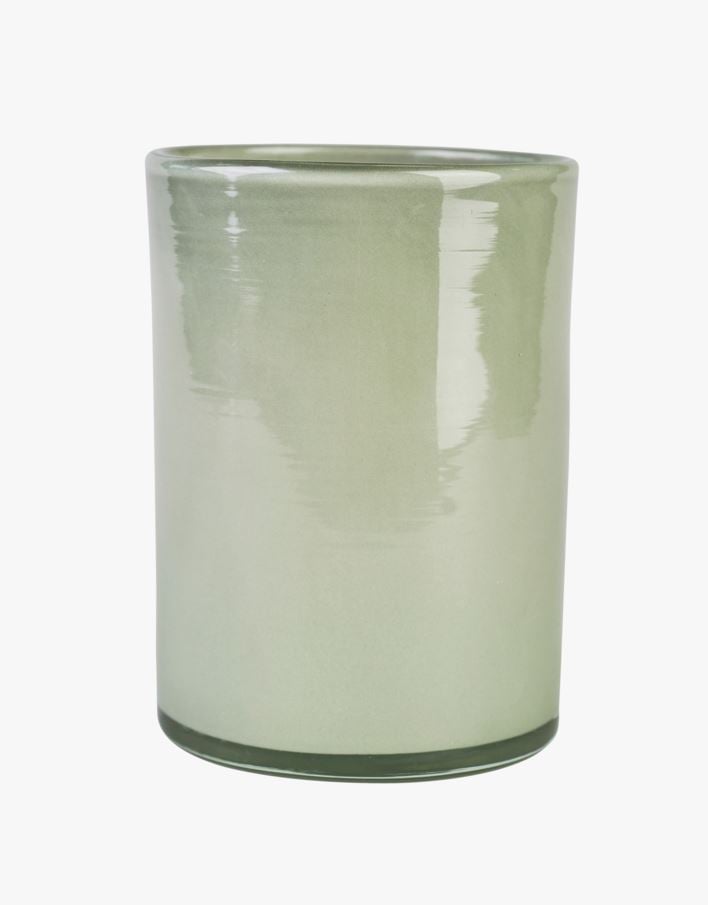 Värmeljushållare lindblomsgrön - 8x8x9 cm lindblomsgrön - 1