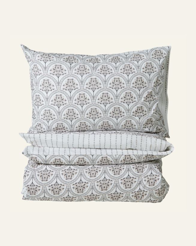 Påslakanset i percale blå - 150x210 cm blå - 1