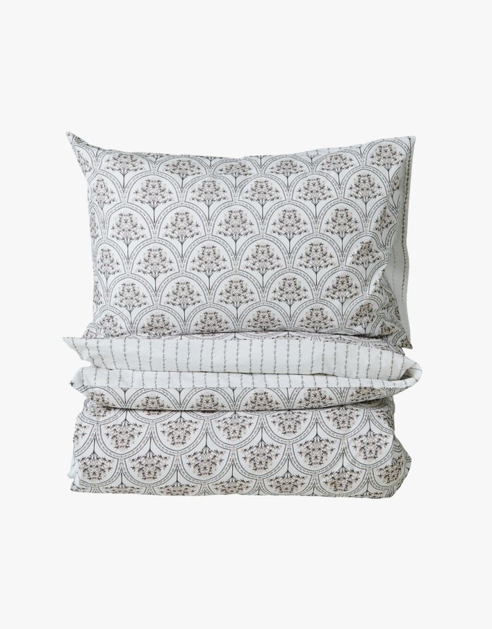 Påslakanset i percale blå - 150x210 cm blå - 1