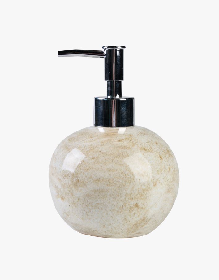 Tvålpump beige - 10x10x15 cm beige - 1