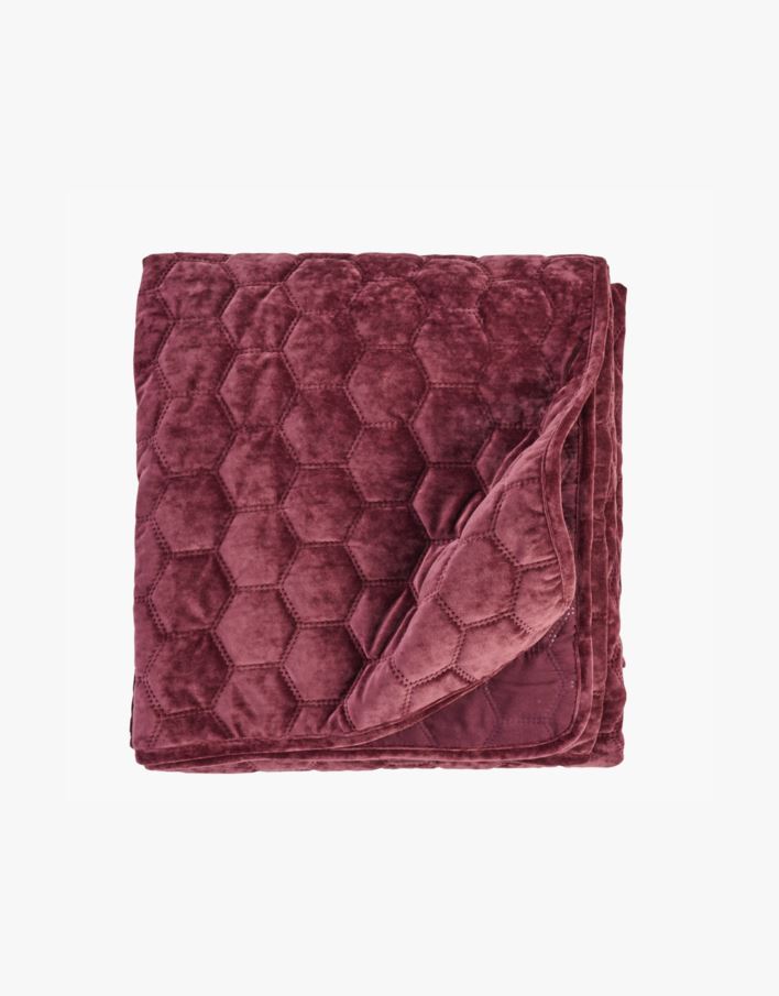 Överkast burgundy - 150x240 cm burgundy - 1