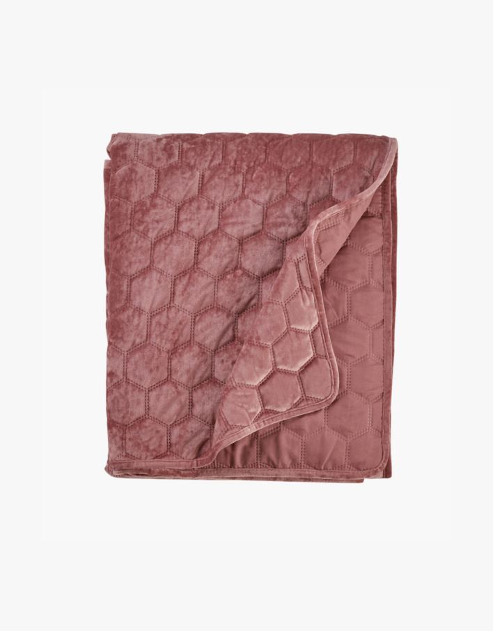 Överkast gammelrosa - 240x240 cm gammelrosa - 1