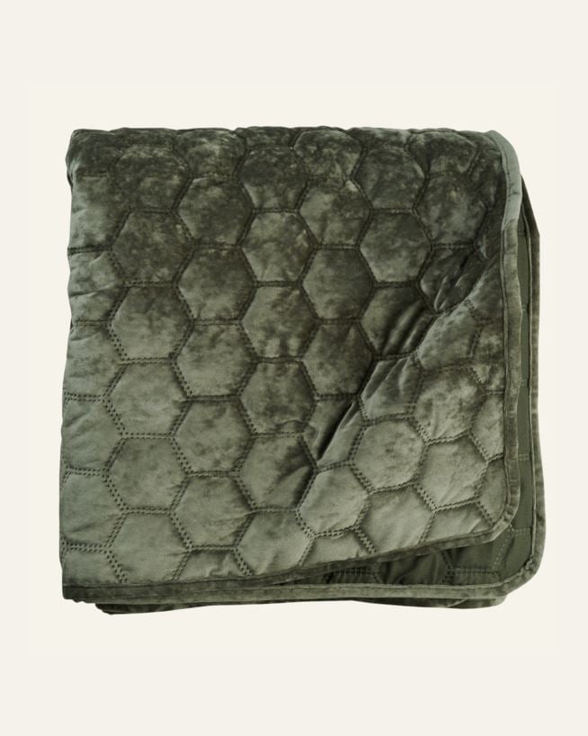 Överkast olivgrön - 240x240 cm olivgrön - 1