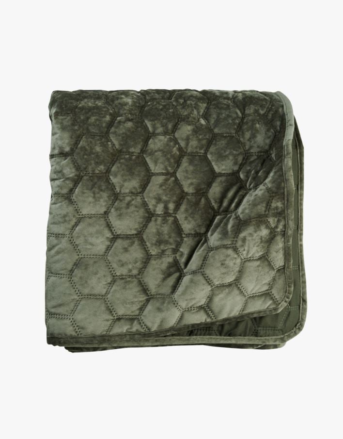 Överkast olivgrön - 240x240 cm olivgrön - 1