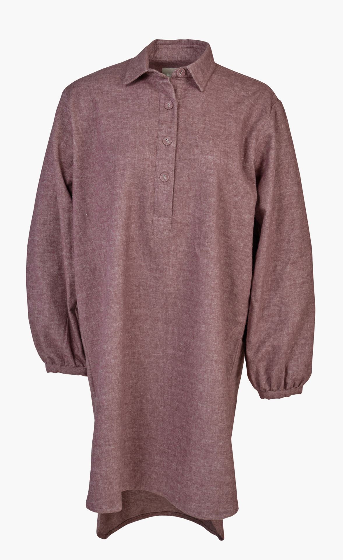 Nattskjorta burgundy - L/XL burgundy - 1