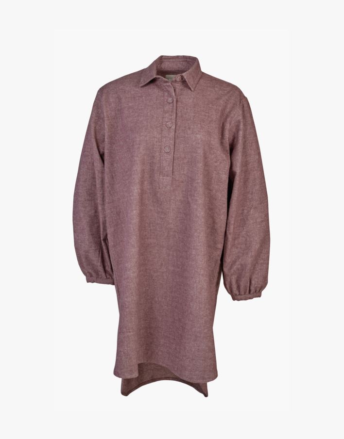 Nattskjorta burgundy - L/XL burgundy - 1