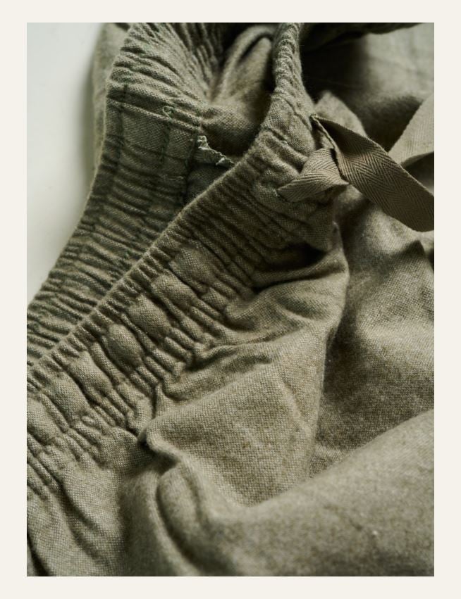 Pyjamasbyxor olivgrön - 2