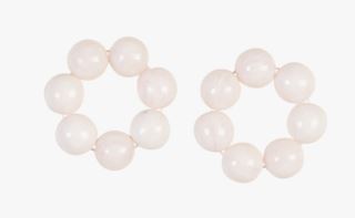 Pearl 2-pack servettringar vit