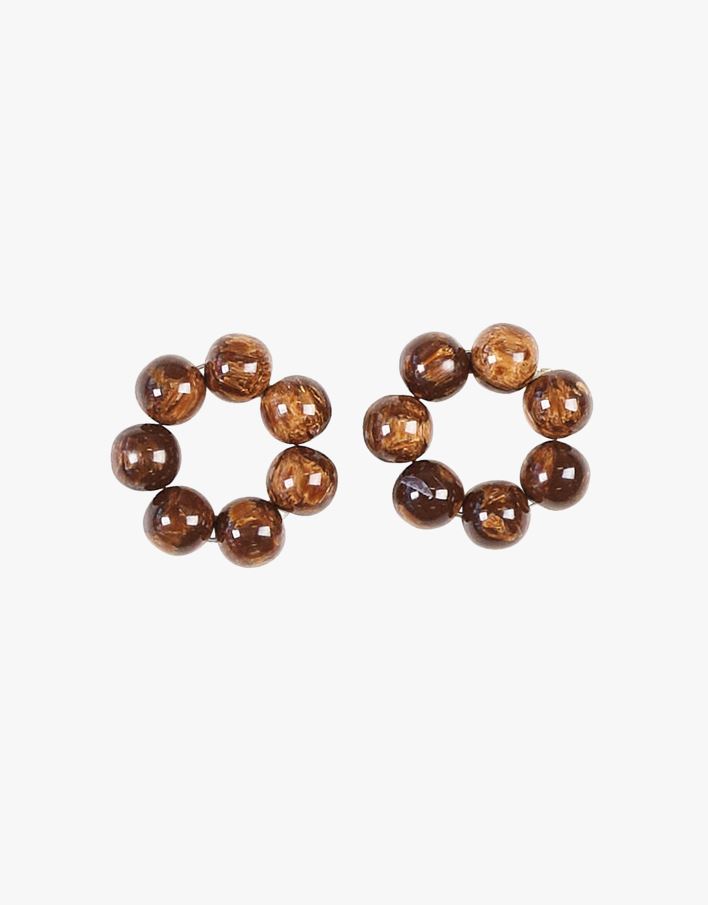 2-pack servettringar brun - ø 6,5 brun - 1