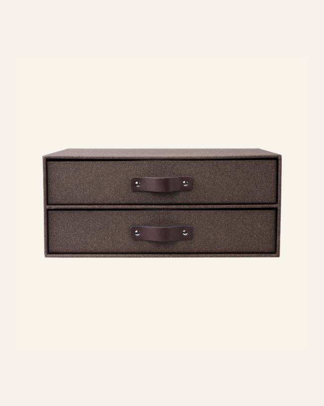 Dokument box a4 brun - 33,5x25,5x14,5 cm brun - 1