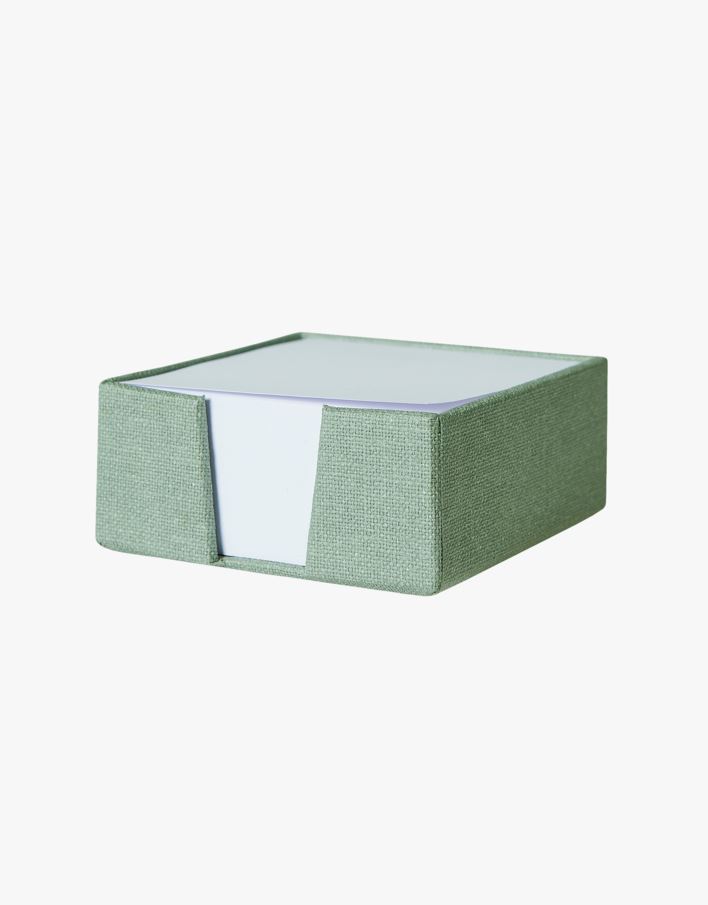 Holder m/425 ark ljusgrön - 11x11x5 cm ljusgrön - 1