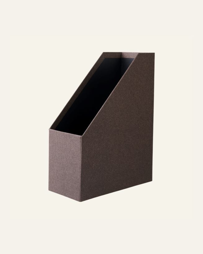Tidskriftshållare brun - 11,5x24,5x32 cm brun - 1