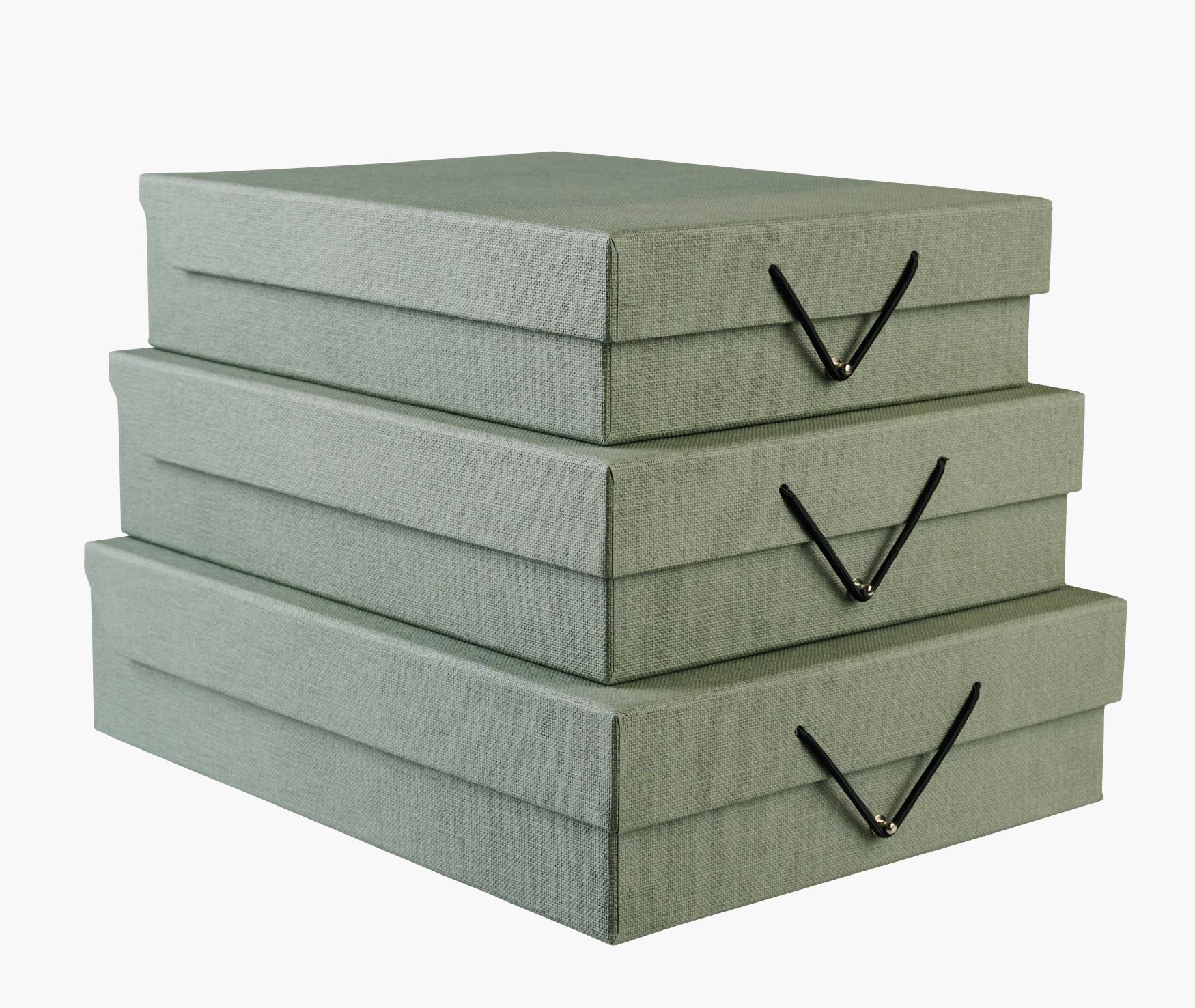 Förvaringslåda ljusgrön - 26x35x8,5 cm ljusgrön - 1