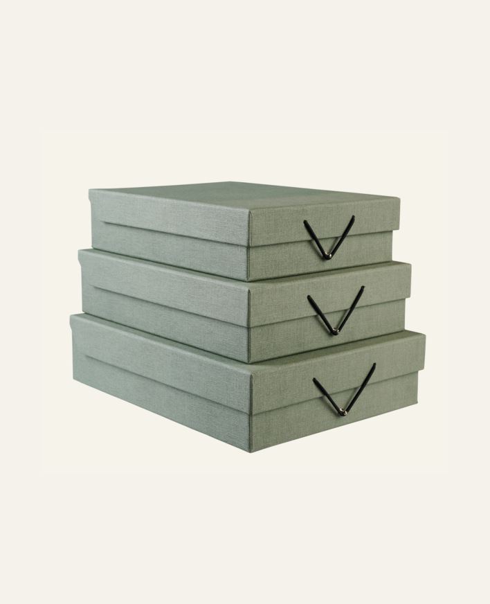 Förvaringslåda ljusgrön - 26x35x8,5 cm ljusgrön - 1