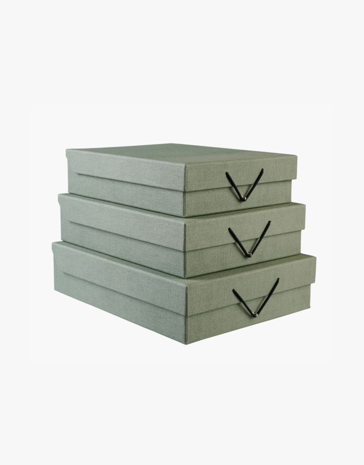 Förvaringslåda ljusgrön - 26x35x8,5 cm ljusgrön - 1