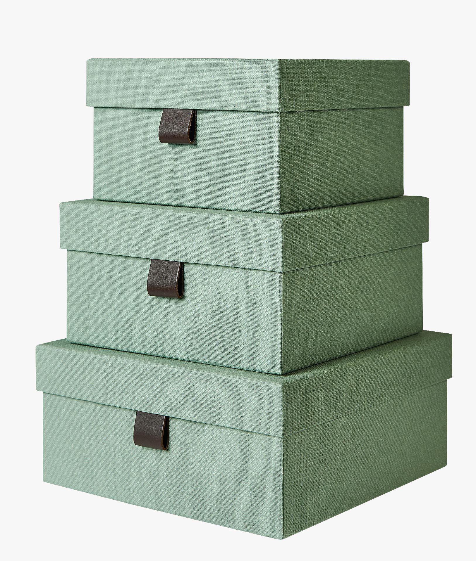 Förvaringslåda ljusgrön - 26x26x13 cm ljusgrön - 1