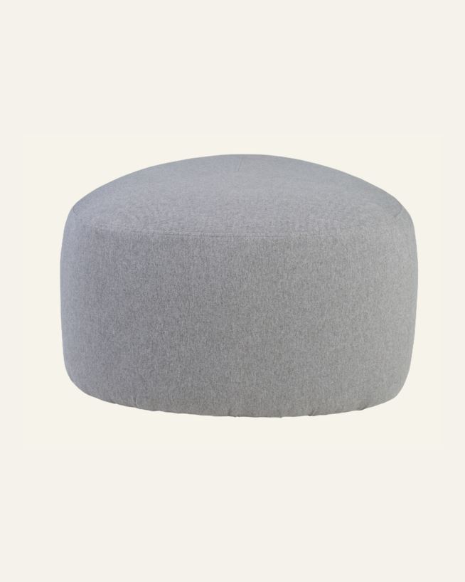 Puff grå - 65x65x38 cm grå - 1