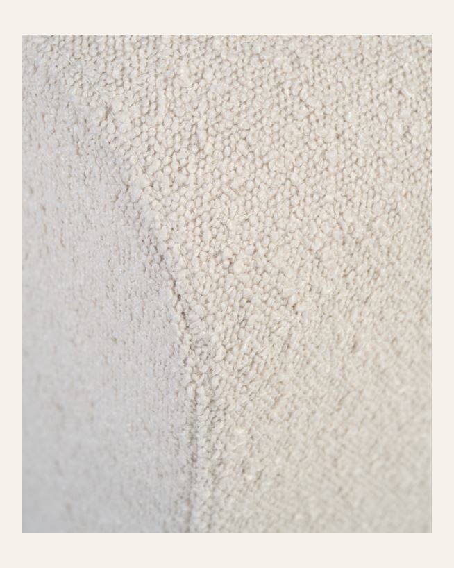 Puff ljusbeige - 40x50x43 cm ljusbeige - 1