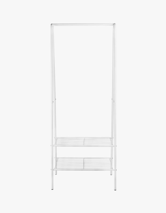 Klädhängare vit - 60x45x152 cm vit - 1