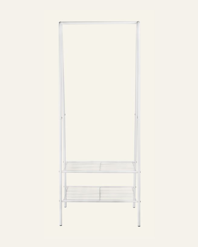 Klädhängare vit - 60x45x152 cm vit - 1