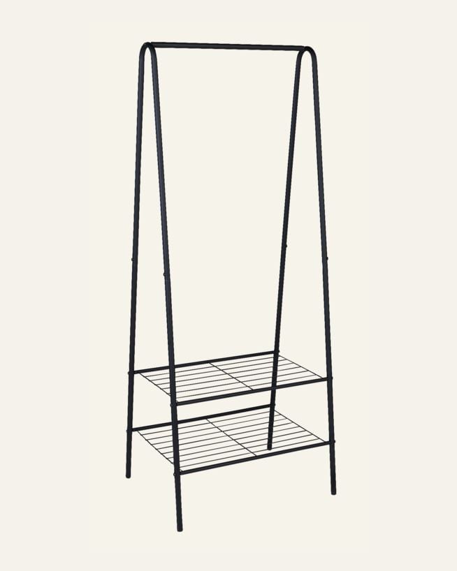 Klädhängare svart - 60x45x152 cm svart - 1