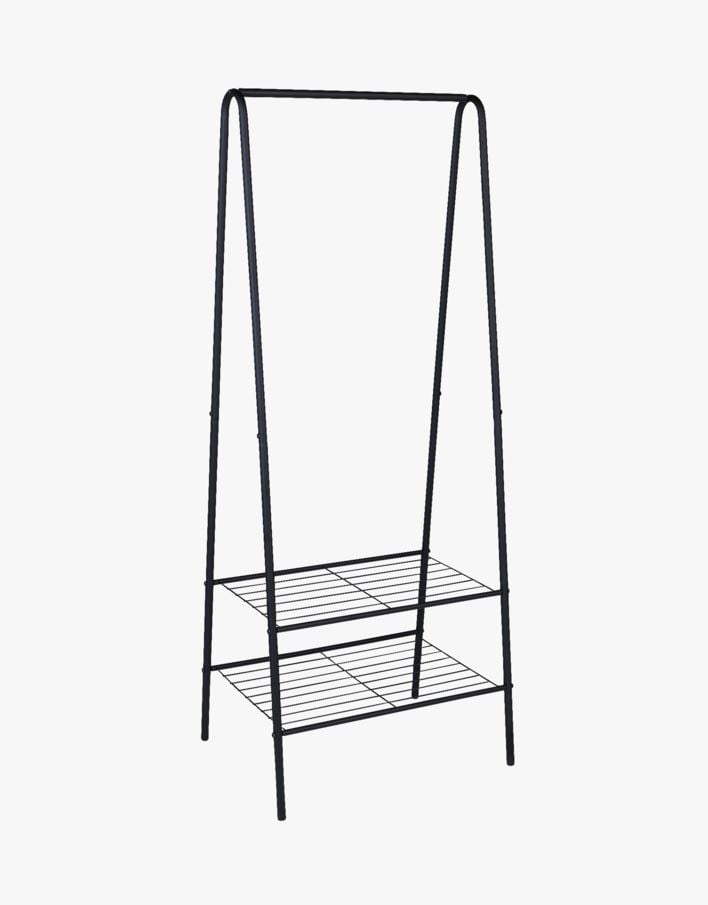 Klädhängare svart - 60x45x152 cm svart - 1