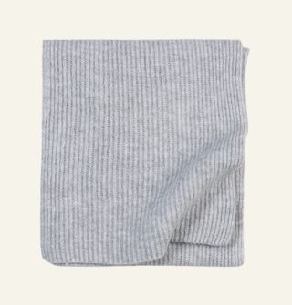 Winter scarf ljusgrå