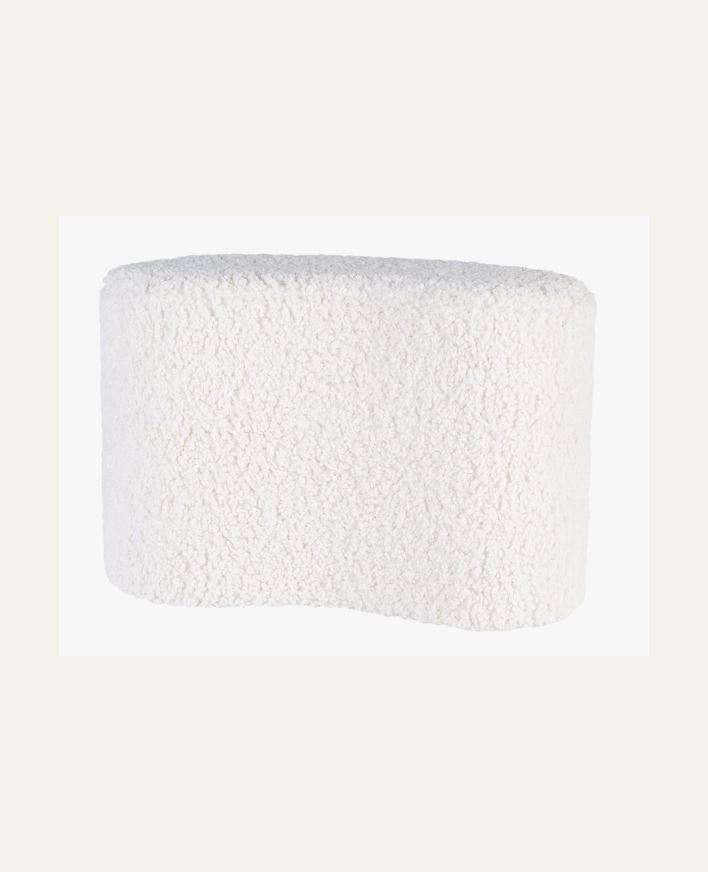 Puff vit - 30x50x32 cm vit - 1