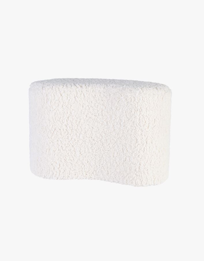 Puff vit - 30x50x32 cm vit - 1