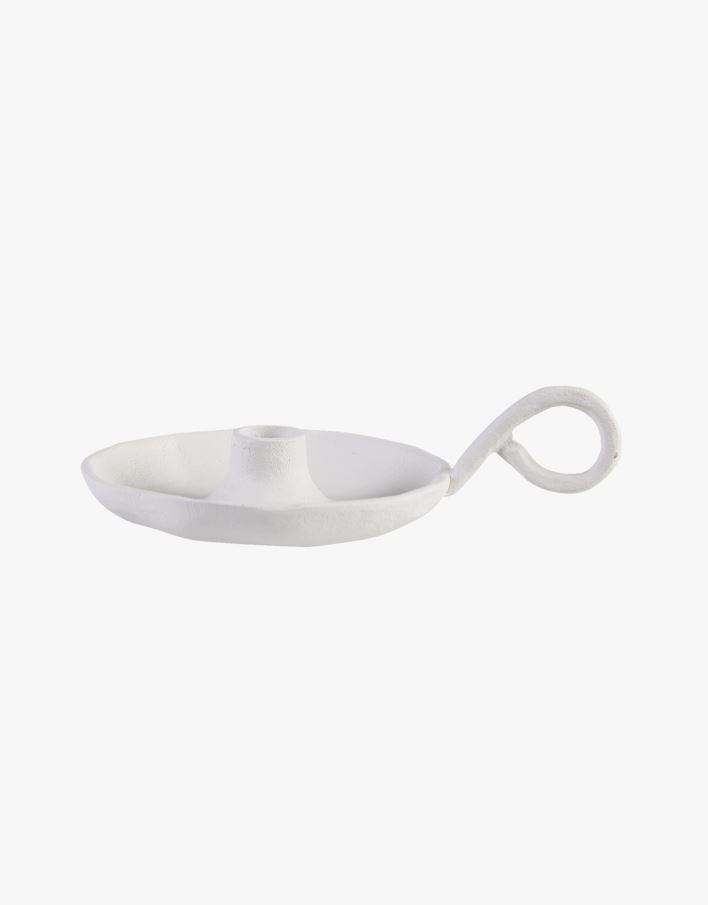 Ljusstake vit - 21x15x5,5 cm vit - 1