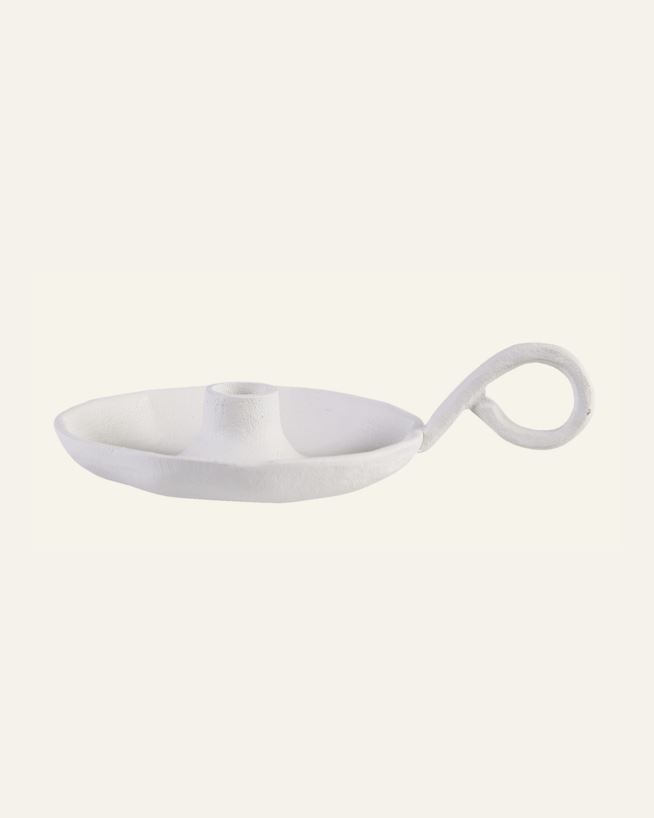 Ljusstake vit - 21x15x5,5 cm vit - 1
