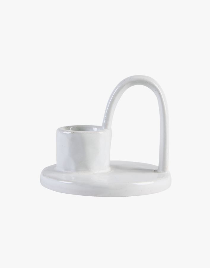 Ljusstake offwhite - 8,5x8,5x7,3 cm offwhite - 1