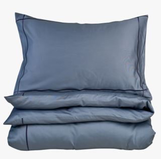 Premium Collection Lux Sleeping påslakanset i satin dimblå