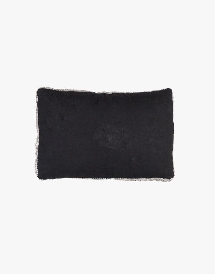 Prydnadskudde svart - 40x60 cm svart - 1