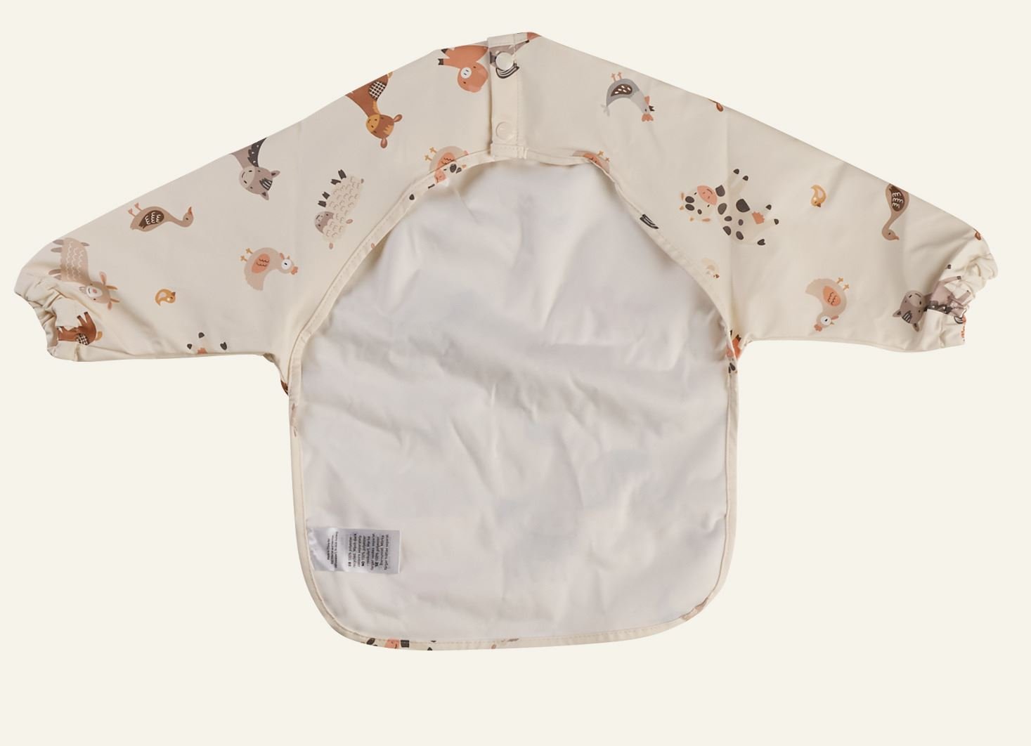 Haklapp med ärm beige - 3