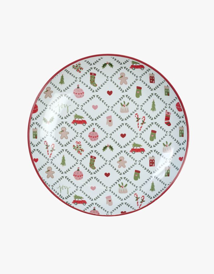 Tallrik röd - ø 20,5 röd - 1