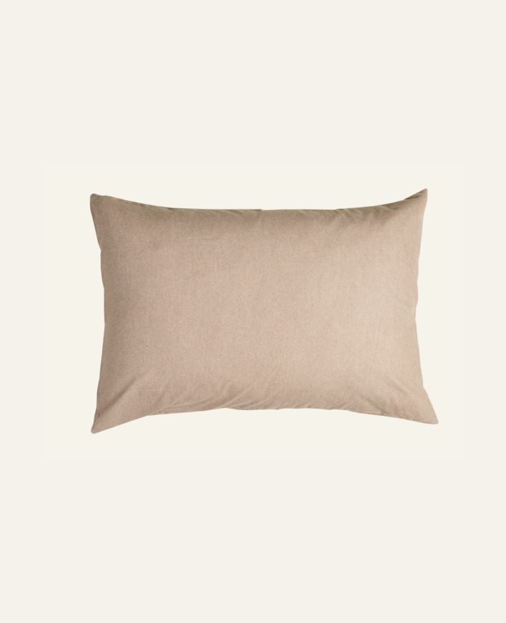 Örngott i garnfärgad bomull sand - 50x60 cm sand - 1