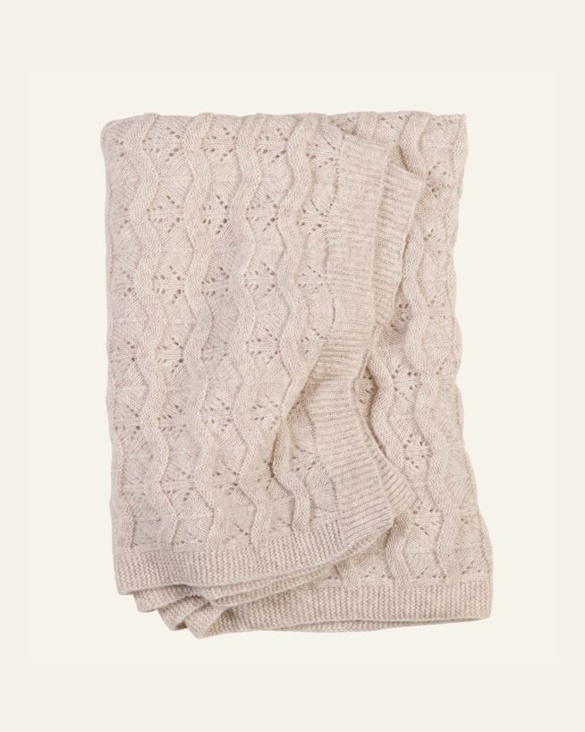 Pläd beige - 130x170 cm beige - 1