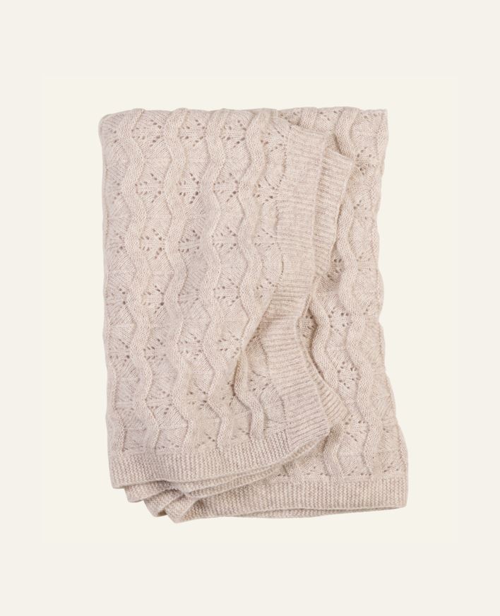 Pläd beige - 130x170 cm beige - 1