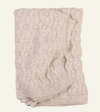 Leona pläd beige
