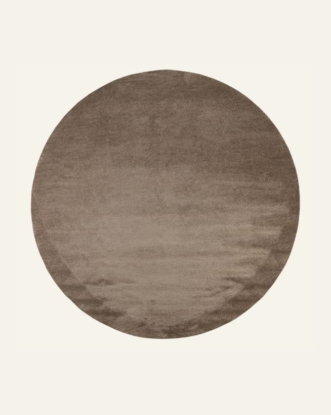Rund matta brun - ø240 cm brun - 1