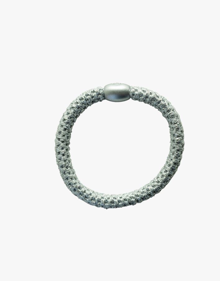 Hårsnodd silver - 6,5x6,5 cm silver - 1