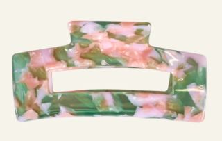 Lea Big hårklämma multi/grön