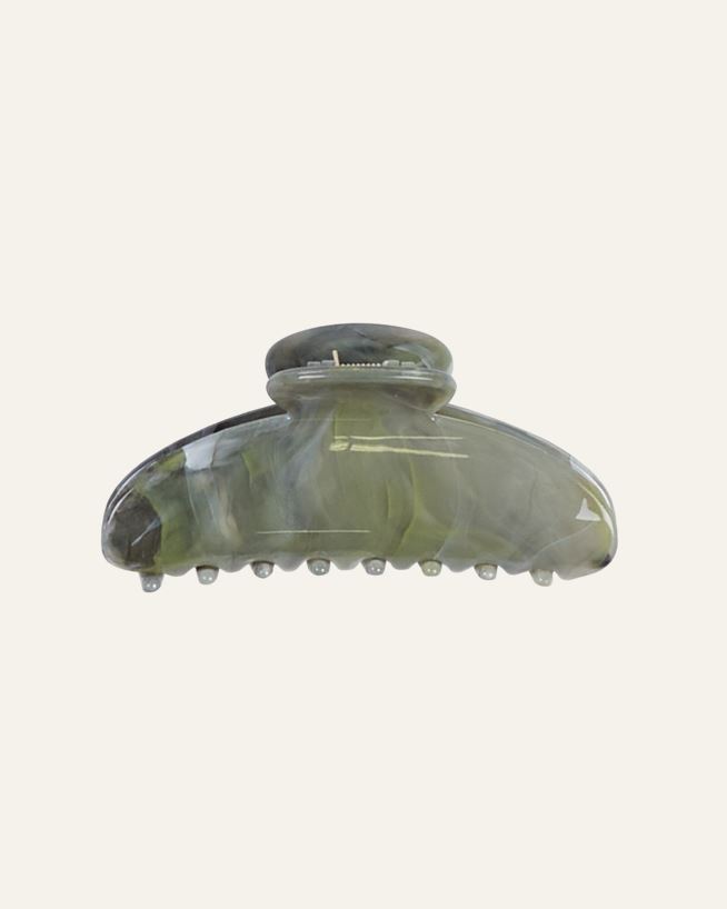 Hårklämma grön - 4,5x10,2x4,35 cm grön - 1