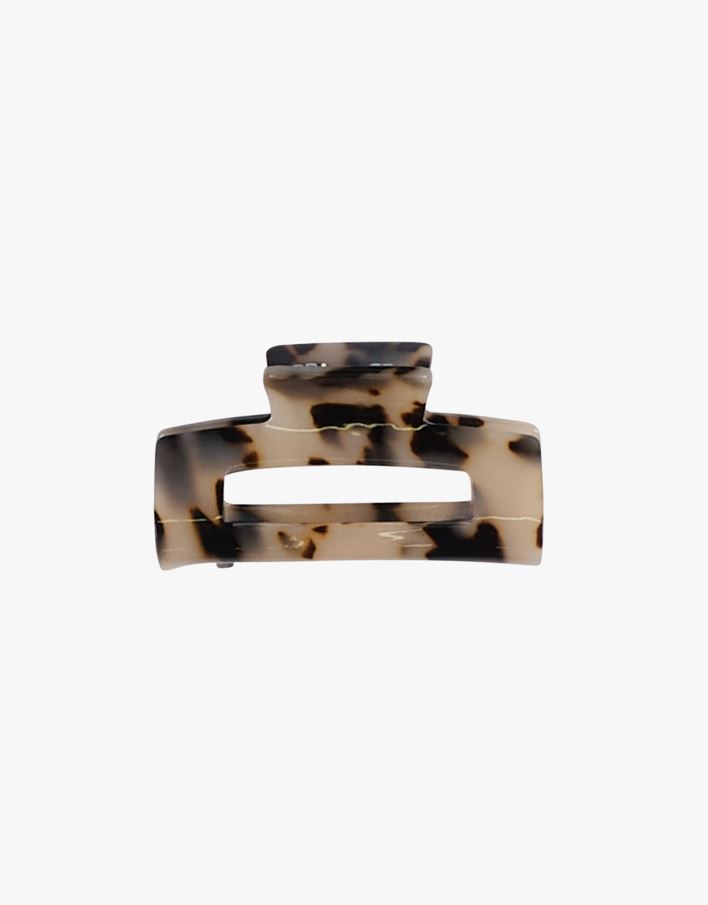 Hårklämma ljusbrun - 3,6x7,5x3,9 cm ljusbrun - 1