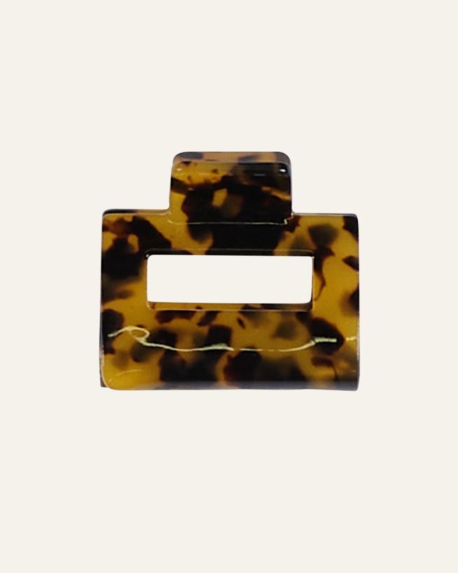 Hårklämma mörkbrun - 3,8x5,1x45 cm mörkbrun - 1