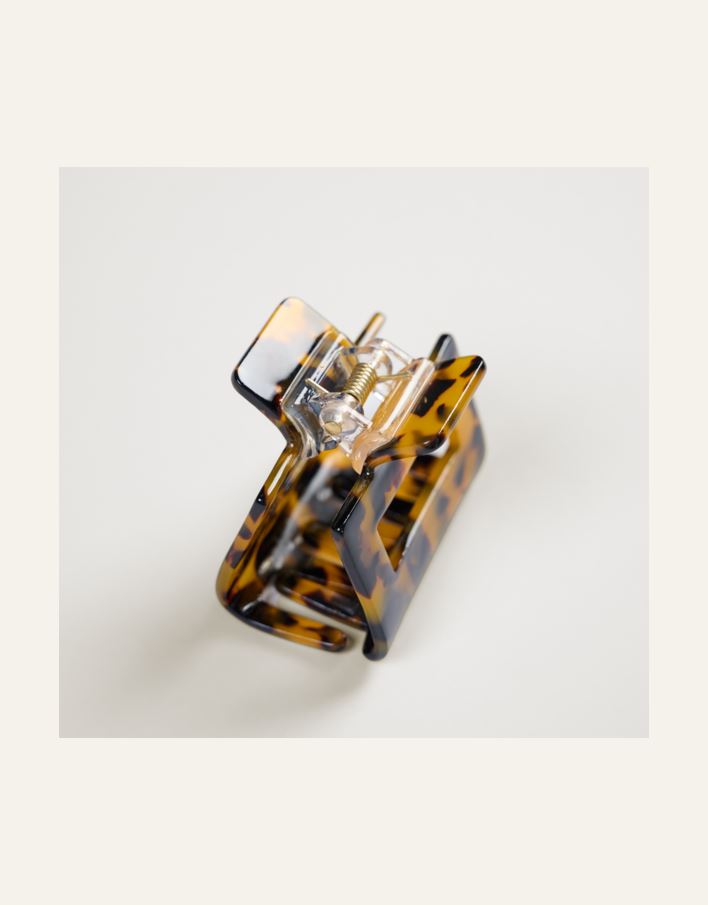 Hårklämma mörkbrun - 2